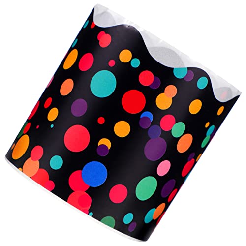 STOBOK 1 Rolle Bunte Punktaufkleber Tafel DIY Aufkleber Dekorativer Randaufkleber Klassenzimmerränder Für Pinnwände Pinnwandränder Randpapier Kupferplattenaufkleber STOBOK 1 Rolle Bunte Punktaufkleber Tafel DIY Aufkleber Dekorativer Randaufkleber Klassenzimmerränder Für Pinnwände Pinnwandränder Randpapier Kupferplattenaufkleber von STOBOK
