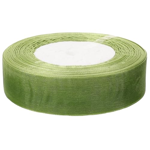 STOBOK 1 Rolle Buntes Bandbogen Satinband weißes Band schwarzes Band Bänder zum Verpacken Chiffon praktisches Geschenkband DIY liefert gestaltetes Paketband Nylon Green STOBOK 1 Rolle Buntes Bandbogen Satinband weißes Band schwarzes Band Bänder zum Verpacken Chiffon praktisches Geschenkband DIY liefert gestaltetes Paketband Nylon Green von STOBOK