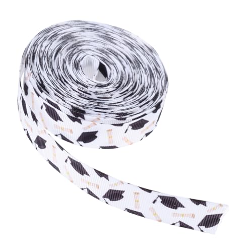STOBOK 1 Rolle Geschenkverpackungsband Zum Schulabschluss Dekoratives Abschlussband Abschlussfeier Dekorationen Abschlussband Dekorationen Ornamentband Geschenkband Aus Polyester STOBOK 1 Rolle Geschenkverpackungsband Zum Schulabschluss Dekoratives Abschlussband Abschlussfeier Dekorationen Abschlussband Dekorationen Ornamentband Geschenkband Aus Polyester von STOBOK
