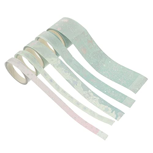STOBOK 1 Rolle Handbuch Und Papierband Dekorative Klebebänder Mehrzweck Washi Tape Planer Tape Scrapbook Tapes DIY Tape DIY Bastel Washi Tape Bastel Tape Grünes Japanpapier STOBOK 1 Rolle Handbuch Und Papierband Dekorative Klebebänder Mehrzweck Washi Tape Planer Tape Scrapbook Tapes DIY Tape DIY Bastel Washi Tape Bastel Tape Grünes Japanpapier von STOBOK