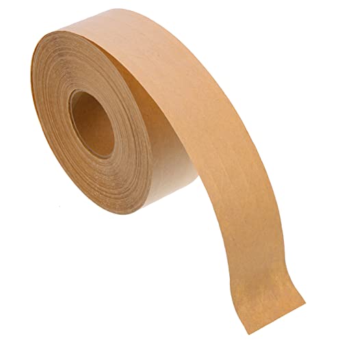 STOBOK 1 Rolle Klebeband aus Kraftpapier Klebstoff Verpackungsklebeband aus Papier Packband mit Abroller wickeln packing tape paketband Packband nachfüllen Haushaltsdichtband Coffee von STOBOK