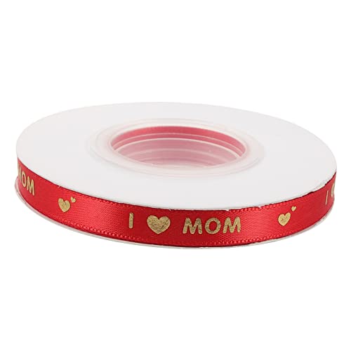 STOBOK 1 Rolle Muttertags Dekoband mit Herzmuster Geschenkband für Verpackungen für Hochzeiten und Partys Einfach zu Verarbeiten Falten STOBOK 1 Rolle Muttertags Dekoband mit Herzmuster Geschenkband für Verpackungen für Hochzeiten und Partys Einfach zu Verarbeiten Falten von STOBOK