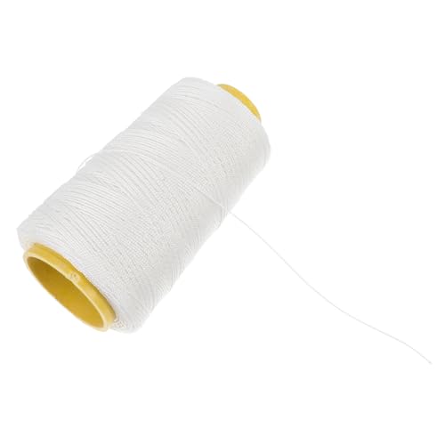 STOBOK 1 Rolle Nylonnähenfaden Stickwerkzeuge Nylonfaden zum Nähen Strickfaden leichter Faden Zubehör für Nähmaschinen Nähgarn Nähmaschinenfaden DIY-Quiltgarn Stickfaden Nähprodukte Weiß von STOBOK