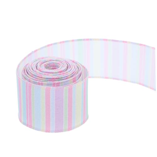 STOBOK 1 Rolle Osterband Geschenkband zum Basteln Geschenkband zum Verpacken Federdrahtband Pastellband geschenkverpackung party dekoration Bandgirlande verdrahtetes Band Polyester STOBOK 1 Rolle Osterband Geschenkband zum Basteln Geschenkband zum Verpacken Federdrahtband Pastellband geschenkverpackung party dekoration Bandgirlande verdrahtetes Band Polyester von STOBOK