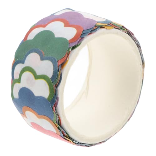 STOBOK 1 Rolle Washi Tape Fun Tape Dekoratives Packband Ästhetisches Tape Scrapbook Aufkleber Künstlerband Scrapbook Klebepapier STOBOK 1 Rolle Washi Tape Fun Tape Dekoratives Packband Ästhetisches Tape Scrapbook Aufkleber Künstlerband Scrapbook Klebepapier von STOBOK