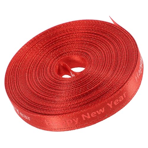 STOBOK 1 Rolle verpackung Band Basteln Dekorationen Gold dünn Schleife verschleißfestes Geschenkband Geschenkangebot Festival-Handwerksband schneidbares Paketband Polyester rot STOBOK 1 Rolle verpackung Band Basteln Dekorationen Gold dünn Schleife verschleißfestes Geschenkband Geschenkangebot Festival-Handwerksband schneidbares Paketband Polyester rot von STOBOK