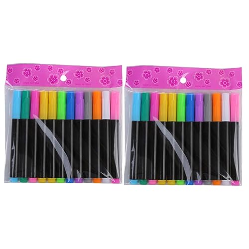 STOBOK 1 Satz 2 Stück Kreide auf Wasserbasis maltisch für diamentpaiting buntstifte für Wischen Sie spurlos Aquarellstift LED fluoreszierender Stift Plastik von STOBOK