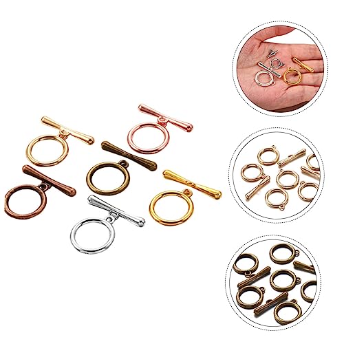 STOBOK 1 Satz Diy Zubehör Retro Styles Armband Zubehör Knebelverschlüsse Für Die Schmuckherstellung Haken Schmuckverschlüsse Schmuckherstellungssets Für Erwachsene Zinklegierung? 60 Stück von STOBOK