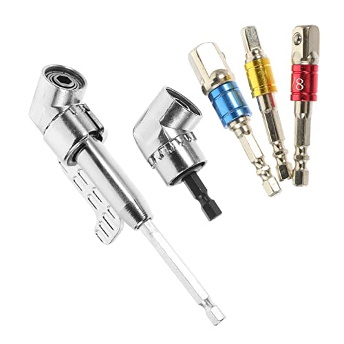 STOBOK 1 Satz Elektrowerkzeuggelenkset Bohraufsatz Bohrer -sockeladapter Bohrer Zubehör Für Rechtwinklige Bohrer Bohrerverlängerung Bohrer-adapter-set Bohrbitadapter Stahl von STOBOK