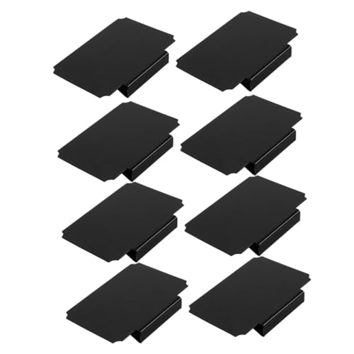STOBOK 1 Satz Etikettenhalter-nachrichtentafel Regal Etiketten Zum Organisieren Einzelhandel Clip Lebensmitteletiketten Klebrig Einkaufskorb Würfeletiketten Organisieren Pp Black 8 Stück STOBOK 1 Satz Etikettenhalter-nachrichtentafel Regal Etiketten Zum Organisieren Einzelhandel Clip Lebensmitteletiketten Klebrig Einkaufskorb Würfeletiketten Organisieren Pp Black 8 Stück von STOBOK
