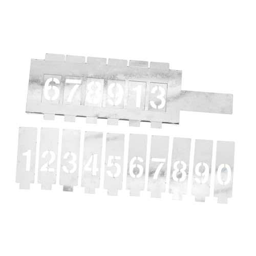 STOBOK 1 Satz Hollow Out Number Stencil Wiederverwendbare Schablonen für Malerei Teiliges mit Großen Ziffern für Projekte und Heimdekoration STOBOK 1 Satz Hollow Out Number Stencil Wiederverwendbare Schablonen für Malerei Teiliges mit Großen Ziffern für Projekte und Heimdekoration von STOBOK