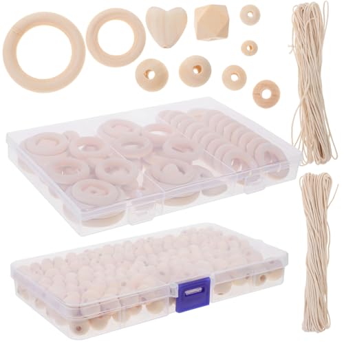 STOBOK 1 Satz Holzperlen Herstellung Runde Perlen Perlen für Armbänder bücherregal ablagen the craft bastel materialien hausdeko schmuck Lose Perlen für Girlanden DIY liefert hölzern STOBOK 1 Satz Holzperlen Herstellung Runde Perlen Perlen für Armbänder bücherregal ablagen the craft bastel materialien hausdeko schmuck Lose Perlen für Girlanden DIY liefert hölzern von STOBOK