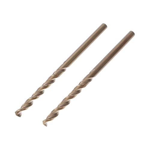 STOBOK 1 Satz Kobaltbohrer Für Gusseisen Aluminium Und Stahl Hochgeschwindigkeitsstahl Präzise Und Langlebig Für Metallbearbeitung Und Industrielle Anwendungen 2 Stück von STOBOK