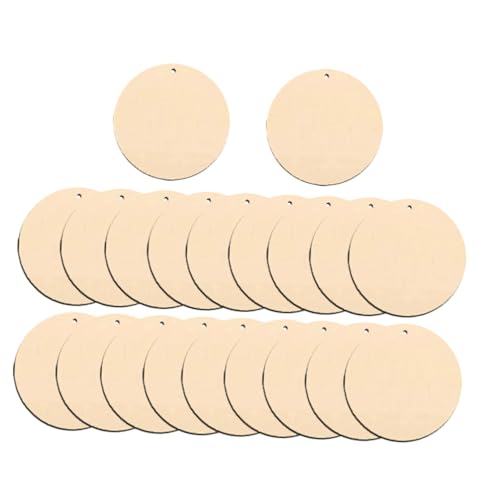 STOBOK 1 Satz Lässiger Schmuck Creolen Für Damen Ohrring Runden Schlüssel Klein Kreis Ornament Partei-ohr- Ohr Zubehör Holz Ohrhänger Beige Bambus 50 Stück von STOBOK