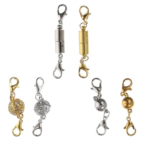 STOBOK 1 Satz Magnetschnalle Schmuck Verschluss Schmuckverschlüsse Und Verschlüsse Magnetischer Schmuckverschluss Diy Schmuckverschluss Magnetverschluss Für Armband Kupfer 6 Paare STOBOK 1 Satz Magnetschnalle Schmuck Verschluss Schmuckverschlüsse Und Verschlüsse Magnetischer Schmuckverschluss Diy Schmuckverschluss Magnetverschluss Für Armband Kupfer 6 Paare von STOBOK