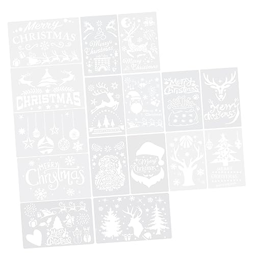 STOBOK 1 Satz Malvorlage für Weihnachten Dekoration Weihnachtszeichnungsschablonen christmas-decorations christmas decoations Malbrett selber machen Schimmel zeichnen Plastik Weiß STOBOK 1 Satz Malvorlage für Weihnachten Dekoration Weihnachtszeichnungsschablonen christmas-decorations christmas decoations Malbrett selber machen Schimmel zeichnen Plastik Weiß von STOBOK