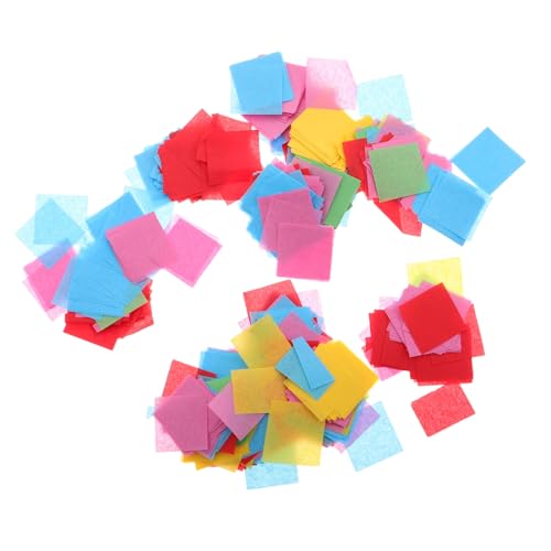 STOBOK 1 Satz Papier Konfetti Quadrate für Party Dekoration Multi Farbige Streudeko für Hochzeiten Geburtstagsfeiern und Bastelprojekte STOBOK 1 Satz Papier Konfetti Quadrate für Party Dekoration Multi Farbige Streudeko für Hochzeiten Geburtstagsfeiern und Bastelprojekte von STOBOK