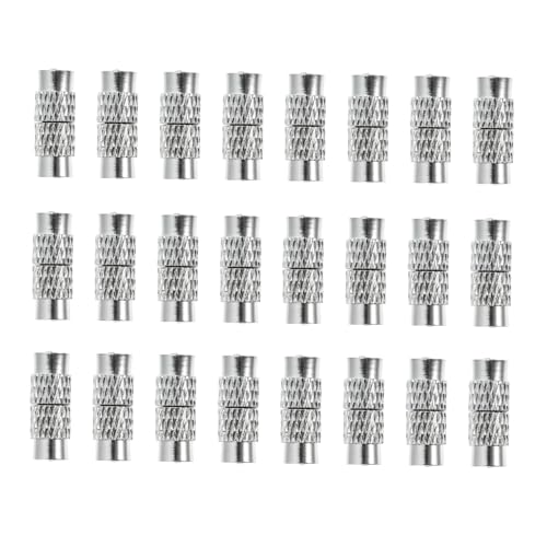 STOBOK 1 Satz Perlenkette Links Silber Schließe Verschlüsse Charme Armbandverschluss Verschluss Für Armbänder Schmuck Halskette Kettenendkappen Messingfass Kabelendkappen Silver 30 Stück STOBOK 1 Satz Perlenkette Links Silber Schließe Verschlüsse Charme Armbandverschluss Verschluss Für Armbänder Schmuck Halskette Kettenendkappen Messingfass Kabelendkappen Silver 30 Stück von STOBOK