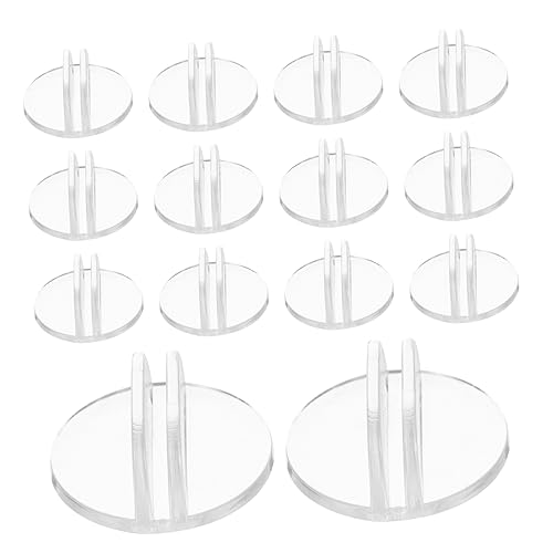 STOBOK 1 Satz Runder Transparenter Kartenhalter Nennen Sie Kartenhalter Platzkartenständer Etiketten Schnappkarten Platzhalter Für Schilder Karte Steht Zur Anzeige Spiele Plastik 50 Stück STOBOK 1 Satz Runder Transparenter Kartenhalter Nennen Sie Kartenhalter Platzkartenständer Etiketten Schnappkarten Platzhalter Für Schilder Karte Steht Zur Anzeige Spiele Plastik 50 Stück von STOBOK