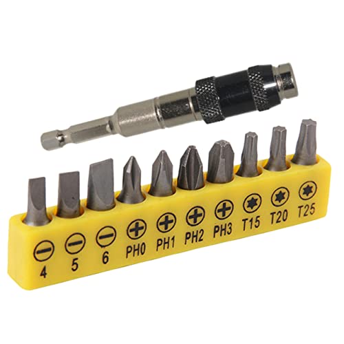 STOBOK 1 Satz Sechskantschaftadapter Verlängerung Bohrer Bithalter Schlüssel Flexibel Magetischer Überbittelsprüfungshafter Bit-extender Chrom-vanadium-stahl STOBOK 1 Satz Sechskantschaftadapter Verlängerung Bohrer Bithalter Schlüssel Flexibel Magetischer Überbittelsprüfungshafter Bit-extender Chrom-vanadium-stahl von STOBOK