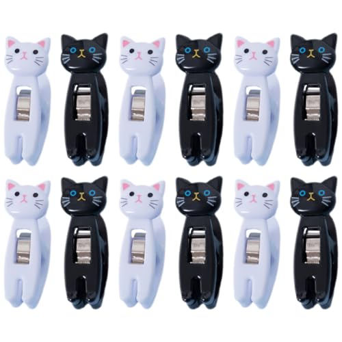 STOBOK 1 Satz Süße Fotoclips Katzenklammern Für Memos Stifte Katzenklammern Für Notizen Pfote Mini Schlank Memo-clip Kleidung Katze Büroklammern Winzige Zubehör Plastik 12 Stück STOBOK 1 Satz Süße Fotoclips Katzenklammern Für Memos Stifte Katzenklammern Für Notizen Pfote Mini Schlank Memo-clip Kleidung Katze Büroklammern Winzige Zubehör Plastik 12 Stück von STOBOK