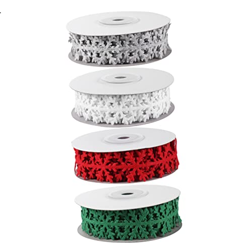 STOBOK 1 Satz Weihnachtsdekorationsband Grünes Band Für Den Weihnachtsbaum Seilband Rotes Band Weihnachts Geschenkband Weihnachtsgeschenkband Festivalband Weihnachtsband Vlies 4rollen STOBOK 1 Satz Weihnachtsdekorationsband Grünes Band Für Den Weihnachtsbaum Seilband Rotes Band Weihnachts Geschenkband Weihnachtsgeschenkband Festivalband Weihnachtsband Vlies 4rollen von STOBOK