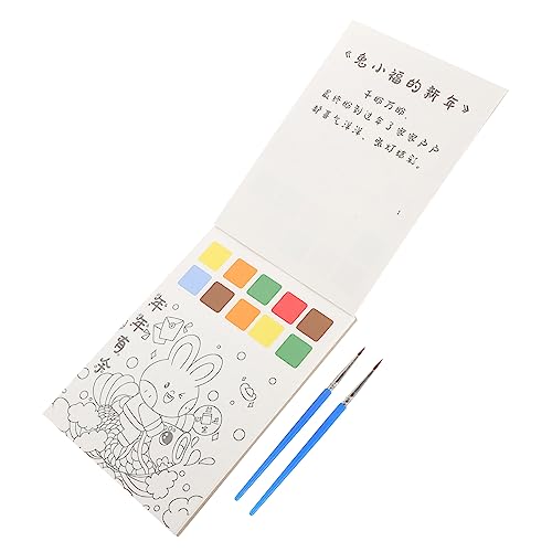 STOBOK 1 Set Gouache Malpinsel Für Farbmarker Für Flugzeugaktivitäten Für Pinsel Für Bücher Malbücher Papier von STOBOK