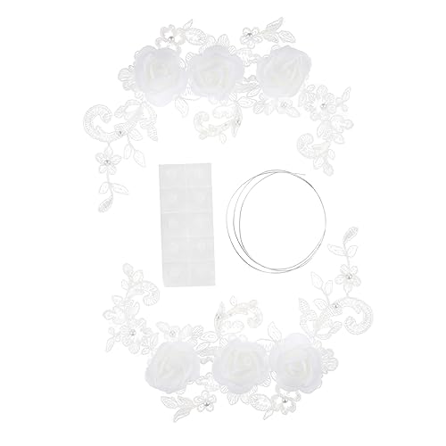STOBOK 1 Stück Dekorationsartikel für Kuchen hichzeitstortendeko hochzeitstorten dekoration 1 Hochzeitsdekoration Kranz Spitze Kuchen Blume Kuchen Picks Eisendraht Weiß STOBOK 1 Stück Dekorationsartikel für Kuchen hichzeitstortendeko hochzeitstorten dekoration 1 Hochzeitsdekoration Kranz Spitze Kuchen Blume Kuchen Picks Eisendraht Weiß von STOBOK