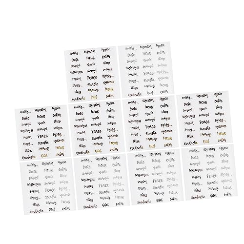 STOBOK 10er Pack Flaschenaufkleber Klebeetiketten für Flaschen Einfach Zu Verwendende Klebeaufkleber Zum Organisieren STOBOK 10er Pack Flaschenaufkleber Klebeetiketten für Flaschen Einfach Zu Verwendende Klebeaufkleber Zum Organisieren von STOBOK