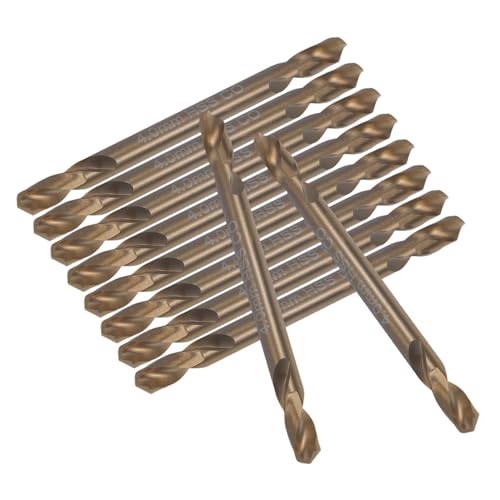 STOBOK 10 Stück Doppelkopfbohrer Bohren Bausatz industriell Kobaltbohrer Schlüssel Reibahle für Heimwerker Schlagbohrer verdrehte Bohrer Schnellbohrer Kobaltstahl Golden STOBOK 10 Stück Doppelkopfbohrer Bohren Bausatz industriell Kobaltbohrer Schlüssel Reibahle für Heimwerker Schlagbohrer verdrehte Bohrer Schnellbohrer Kobaltstahl Golden von STOBOK
