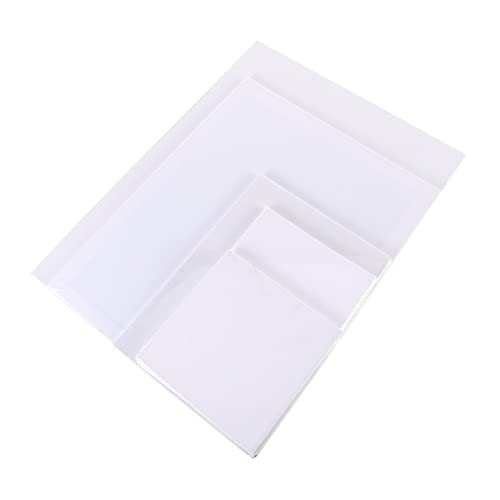 STOBOK 10 Stück Ölmalkarton aus Baumwolle Kunst aus reiner Baumwolle Malleinwand für Baumwollquadrate acrylbilder schuler Zeichenbretter für Künstler Öl- Segeltuch Weiß von STOBOK