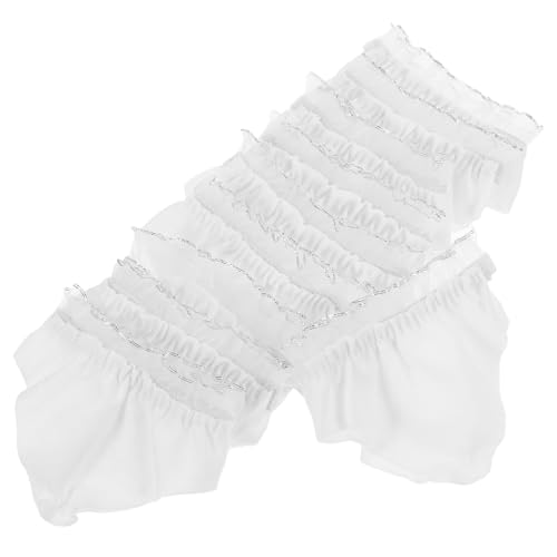 STOBOK 10 Stück Puppe Höschen Babywindeln, Puppenunterwäsche Puppenkleidung Puppenpyjama Waschbare Unterhose Für Babypuppen Kleidung Für Puppen Babydoll Kleidung Puppensachen Stoff Weiß STOBOK 10 Stück Puppe Höschen Babywindeln, Puppenunterwäsche Puppenkleidung Puppenpyjama Waschbare Unterhose Für Babypuppen Kleidung Für Puppen Babydoll Kleidung Puppensachen Stoff Weiß von STOBOK