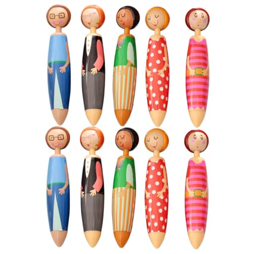 STOBOK 10 Stück Puppenkugelschreiber schulzeug farbige kugelschreiber Cartoon Kugelschreiber Peg-Puppe lustige Stifte kreative Stifte dekorative Kugelschreiber Party-Schreibstifte Plastik STOBOK 10 Stück Puppenkugelschreiber schulzeug farbige kugelschreiber Cartoon Kugelschreiber Peg-Puppe lustige Stifte kreative Stifte dekorative Kugelschreiber Party-Schreibstifte Plastik von STOBOK