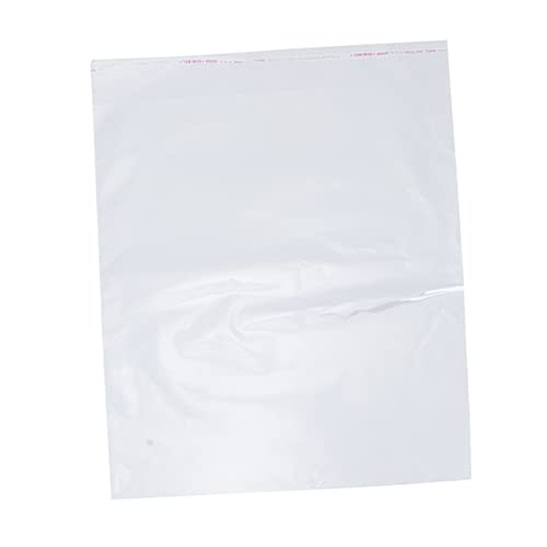 STOBOK 100 Stück 5 Durchsichtige Verpackungsbeutel Durchsichtige Polybeutel Kunststoff-Verpackungsbeutel Durchsichtige Hemd-Verpackungsbeutel Poly-Versandbeutel Versandtaschen von STOBOK