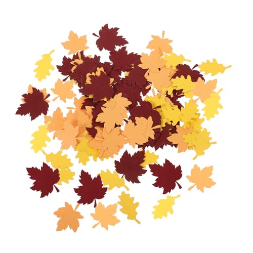 STOBOK 100 Stück Ahornblatt Konfetti Thema Junge Dekoratives Konfetti Herbst Erntedankfest Tischstreuer Schillerndes Herbstkonfetti Eve Tree Oh Party Erntedankfest STOBOK 100 Stück Ahornblatt Konfetti Thema Junge Dekoratives Konfetti Herbst Erntedankfest Tischstreuer Schillerndes Herbstkonfetti Eve Tree Oh Party Erntedankfest von STOBOK