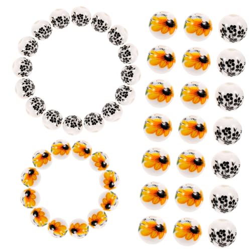 STOBOK 100 Stück Keramikperlen Tulpe Künstliche Blätter Goldperle Abstandsperlen aus Gold Sonnenblumen-Tonperlen schmuckherstellung beads for jewellery Lose Perlen Keramik-Schmuckperlen STOBOK 100 Stück Keramikperlen Tulpe Künstliche Blätter Goldperle Abstandsperlen aus Gold Sonnenblumen-Tonperlen schmuckherstellung beads for jewellery Lose Perlen Keramik-Schmuckperlen von STOBOK
