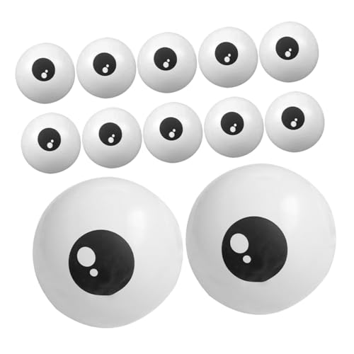STOBOK Gruselige Halloween-dekorationen 100 Stück Weiße Aufblasbare Augäpfel Aus Latex Künstliche Augäpfel für Babyparty Bogenset Partyzubehör STOBOK Gruselige Halloween-dekorationen 100 Stück Weiße Aufblasbare Augäpfel Aus Latex Künstliche Augäpfel für Babyparty Bogenset Partyzubehör von STOBOK