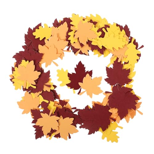 STOBOK 100St Konfetti aus Ahornblättern Hochzeitskonfetti für Tische Thanksgiving-Konfetti grünes Konfetti Tischdekoration Ahornblatt Konfetti Feiertagskonfetti Konfetti aus Papier STOBOK 100St Konfetti aus Ahornblättern Hochzeitskonfetti für Tische Thanksgiving-Konfetti grünes Konfetti Tischdekoration Ahornblatt Konfetti Feiertagskonfetti Konfetti aus Papier von STOBOK