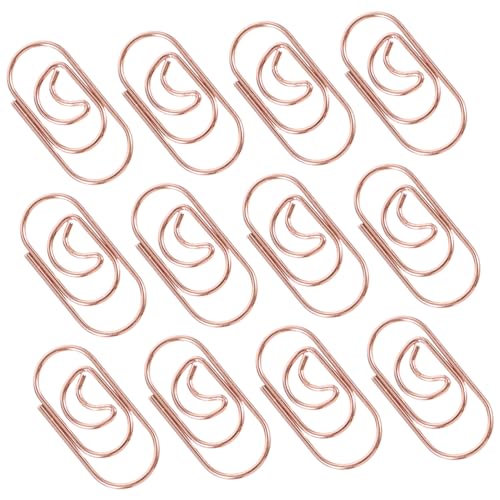 STOBOK 100 Stücke Entzückende Metall Büroklammern Dekorative Bürobedarf Mondform STOBOK 100 Stücke Entzückende Metall Büroklammern Dekorative Bürobedarf Mondform von STOBOK
