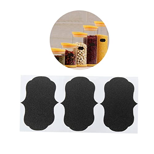 STOBOK 108st Tafeletikett Für Glas Klebeetiketten Für Tafeln Spülmaschinenfest Kreidetafel Etiketten Für Küchengläser Nachrichtenbezeichnungen Tafeletiketten Nachrichtenbeitrag Aufkleber von STOBOK