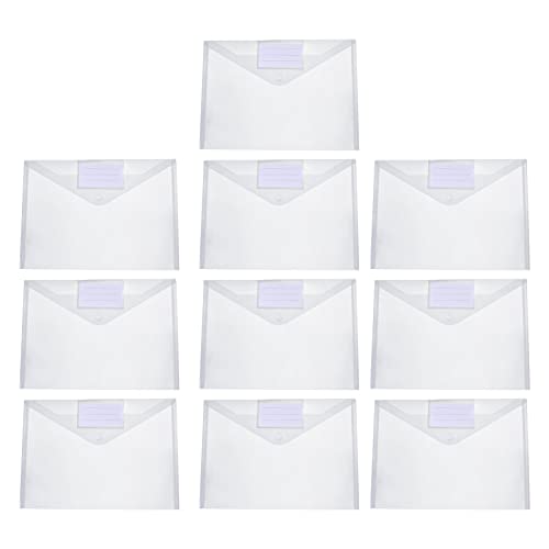 STOBOK 10Pcs A4 Dokument Klar Datei Ordner Datei Lagerung Beutel mit Taste Dokument Veranstalter Tasche für Schule Studenten Büro STOBOK 10Pcs A4 Dokument Klar Datei Ordner Datei Lagerung Beutel mit Taste Dokument Veranstalter Tasche für Schule Studenten Büro von STOBOK