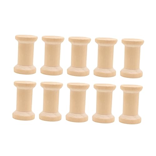 STOBOK 10Stücke Holzspulen Leere Handwerks Spulen Hochwertigem Holz für Bastelprojekte Fadenorganisation und DIY Ideen Unbeschichtet für Individuelles Design STOBOK 10Stücke Holzspulen Leere Handwerks Spulen Hochwertigem Holz für Bastelprojekte Fadenorganisation und DIY Ideen Unbeschichtet für Individuelles Design von STOBOK