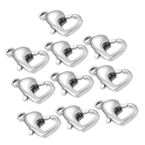 STOBOK Verschlüsse Für Halsketten Und Armbänder 10-teilig Metall-karabinerverschlüsse Schmuckverschlusshaken Zur Schmuckherstellung STOBOK Verschlüsse Für Halsketten Und Armbänder 10-teilig Metall-karabinerverschlüsse Schmuckverschlusshaken Zur Schmuckherstellung von STOBOK