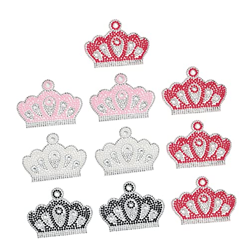 STOBOK 10stücke Krone Form Aufnäher Mit Perlen Und Strass Selbstklebende Stickers Für Bekleidung Taschen Hüte Und Dekorationen STOBOK 10stücke Krone Form Aufnäher Mit Perlen Und Strass Selbstklebende Stickers Für Bekleidung Taschen Hüte Und Dekorationen von STOBOK