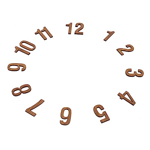 STOBOK 12 Stück Arabische Uhrenzahlen Zeiger Ersatzteile Uhrenziffern Uhrennummern Ersatz Reparatur Von Uhrenzubehör Ersatznummern Für Uhrwerk Uhrennummern von STOBOK