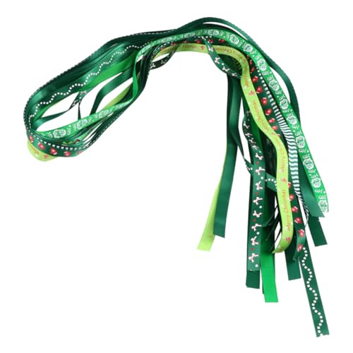 STOBOK 12 Stück Geschenkverpackungsband Funkelnd Schwarzes Band Weihnachtsband Verdrahtet Schneeflocke Verdrahtetes Band Weihnachtsband Für Handwerk Baum Green Polyester STOBOK 12 Stück Geschenkverpackungsband Funkelnd Schwarzes Band Weihnachtsband Verdrahtet Schneeflocke Verdrahtetes Band Weihnachtsband Für Handwerk Baum Green Polyester von STOBOK