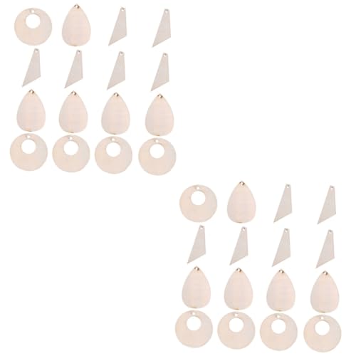 STOBOK 120 Stück 1 Satz Materialien zur Herstellung von Ohren Ohrentropfen-Zubehör Bausatz diy ohrringe zubehör holzbastelsets DIY Schmuckzubehör neuartige DIY-Anhänger DIY liefert Metall von STOBOK