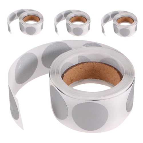 STOBOK 1200 Stück Kratzen Sie Selbst Klebendes Papier Kreis Punktaufkleber Selbstkleberkratzer -aufkleber Etiketten Abkratzen Runde Rubbeletiketten Selbstklebendes Papier Silber STOBOK 1200 Stück Kratzen Sie Selbst Klebendes Papier Kreis Punktaufkleber Selbstkleberkratzer -aufkleber Etiketten Abkratzen Runde Rubbeletiketten Selbstklebendes Papier Silber von STOBOK