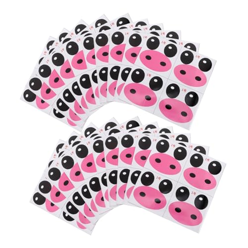STOBOK 120 Stücke Cartoon Auge Aufkleber Für Handwerk Handwerk Decals Aufkleber Dekorative Augapfel Aufkleber Ballon Scrapbook von STOBOK