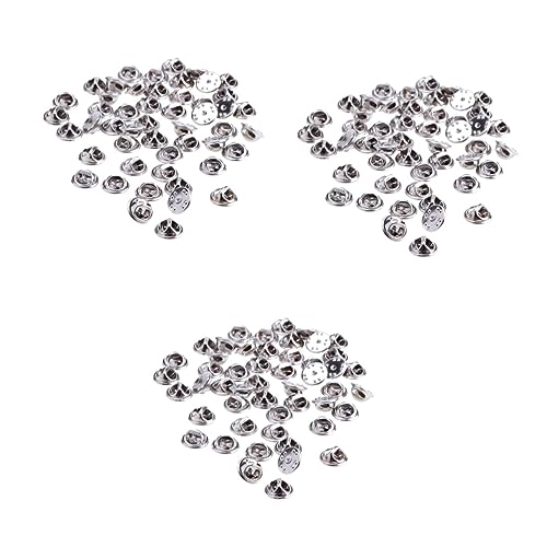 STOBOK 150 Stk Sicherheitsnadelbrosche Abzeichen zurück silberne Raffhalter Insignia-Kupplung Metallstift zurück Schmetterling Hut kleine Nadel binden Fräulein Pin Sperre STOBOK 150 Stk Sicherheitsnadelbrosche Abzeichen zurück silberne Raffhalter Insignia-Kupplung Metallstift zurück Schmetterling Hut kleine Nadel binden Fräulein Pin Sperre von STOBOK